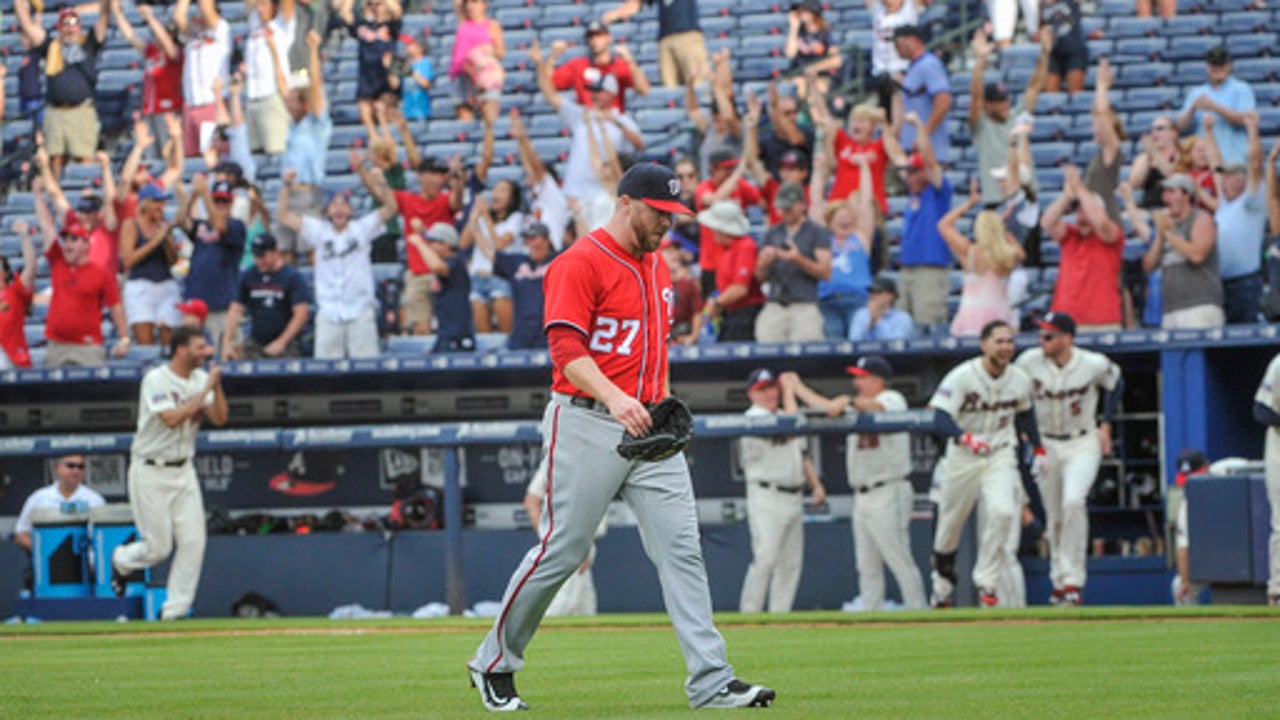 Peterson's homer in 10th sends Braves past Nationals
